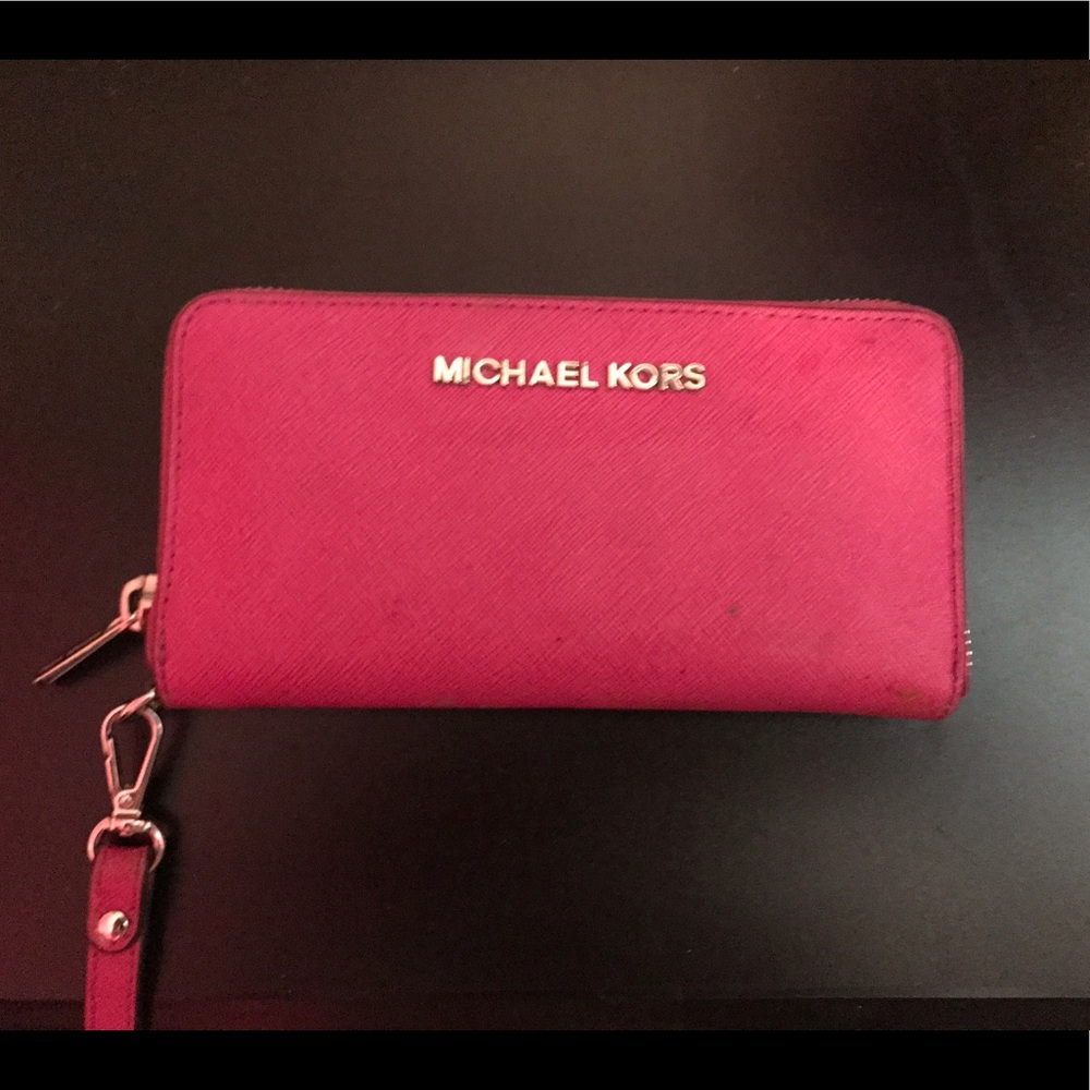 MK HOT PINK WALLET