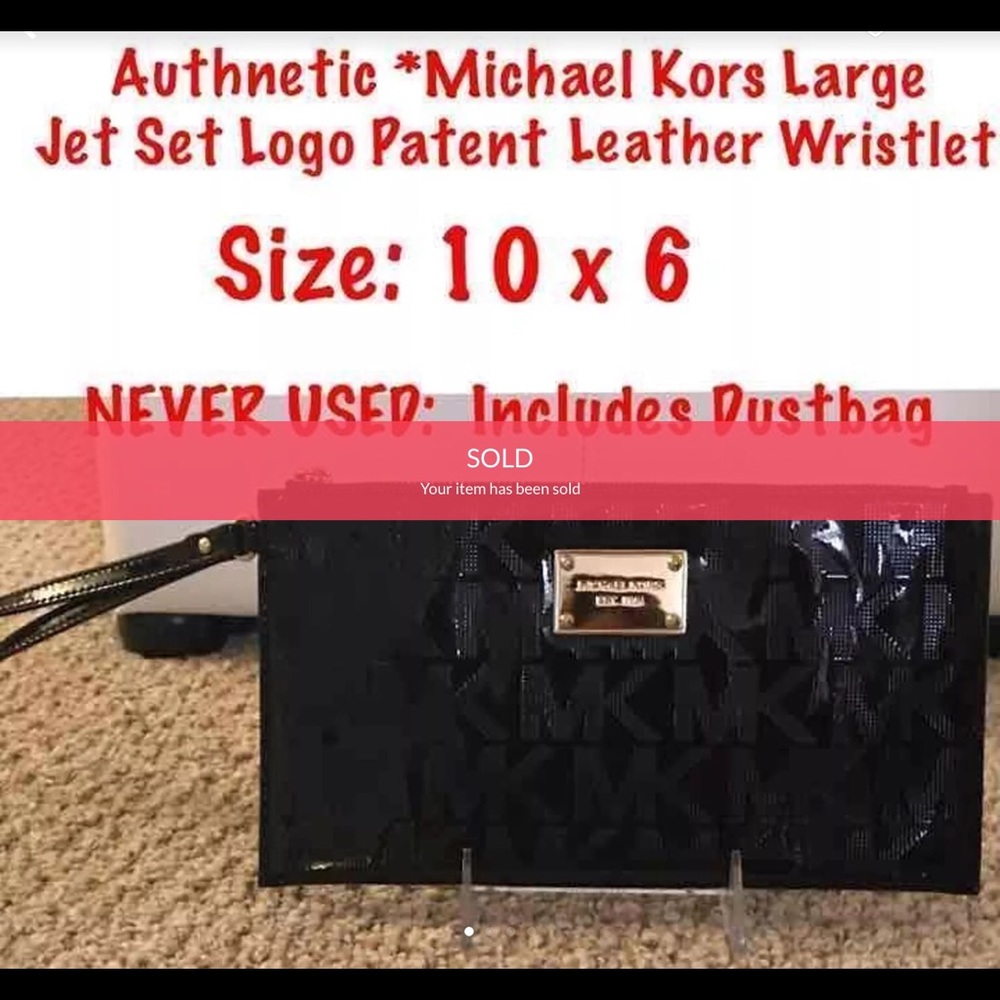 NEW*Authentic* Michael Kors Large Patent Leather W