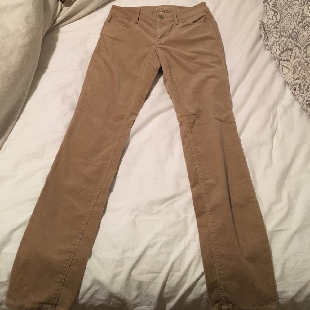 Ann Taylor Loft skinny corduroy pants