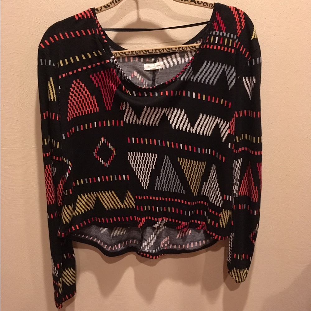UO - Silence + Noise Long Sleeve Crop Top