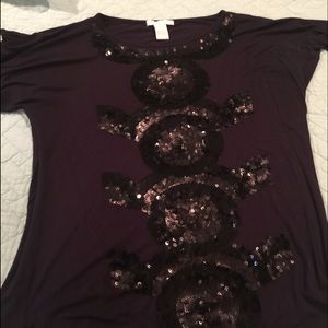 Design History bedazzled t-shirt