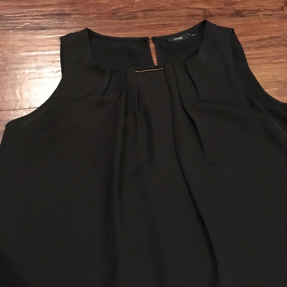 Black tank top