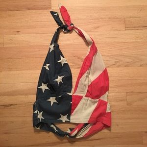 Flag Halter Top ‼️SHIPPING TODAY ONLY‼️
