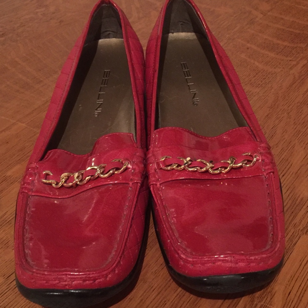 Red Bellini loafers