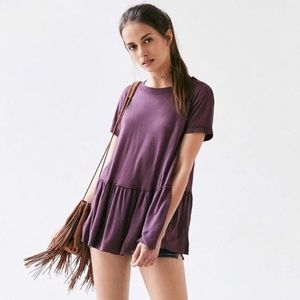 Urban Outfitters Peplum Tee