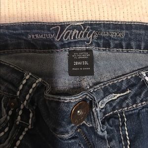 Vanity Jeans 28W/33L