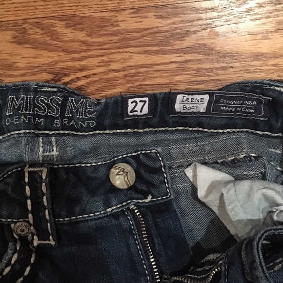 Miss Me Bootcut Jeans Size 27 - Picture 5 of 5