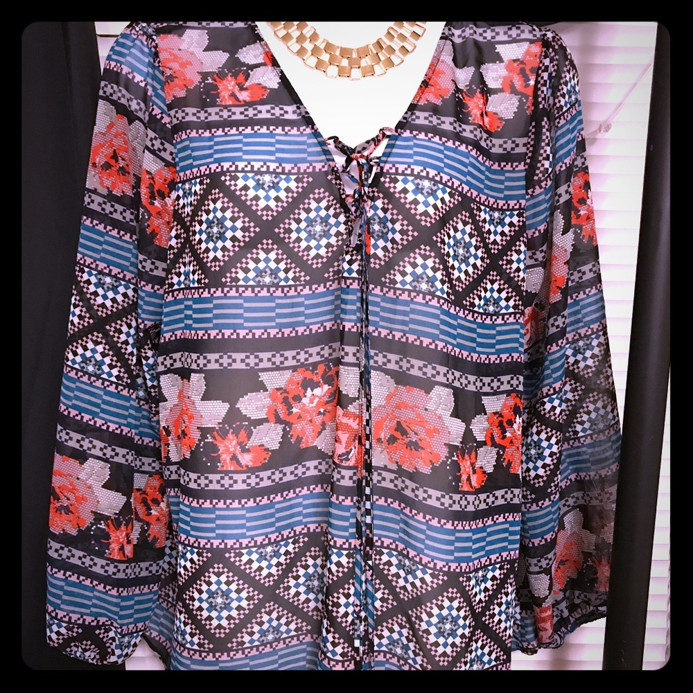 Aztec print Tunic