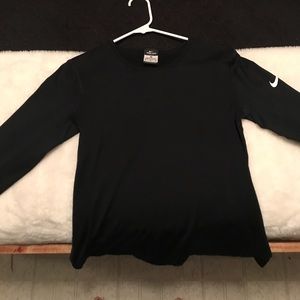 Nike pro long sleeve workout shirt