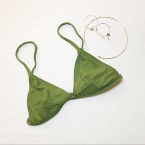 American Apparel Triangle Bikini swim top