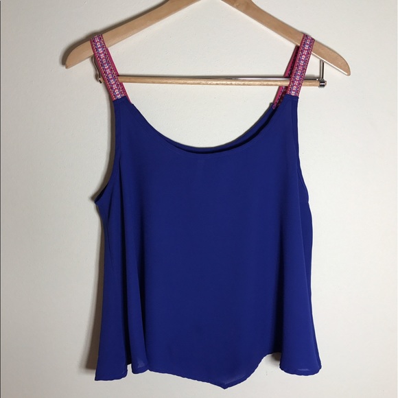 Indigo boho flowy tank 🌸 - Picture 6 of 6