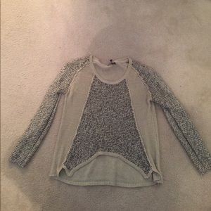 Tan knit sweater