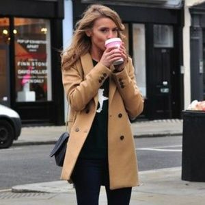 Ralph Lauren Double-Breasted Wool Coat