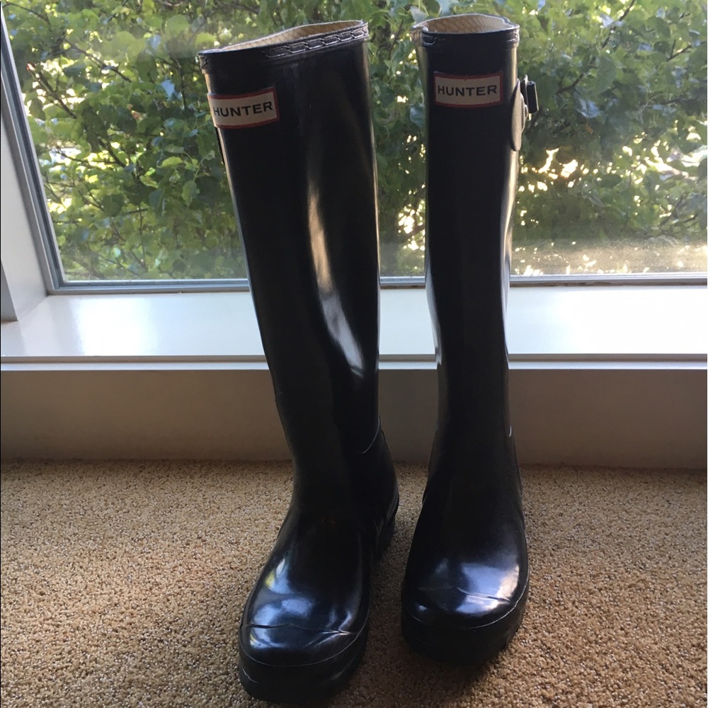 Hunter High Gloss Rain Boots