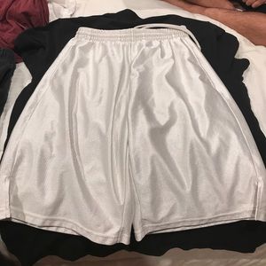 White athletic shorts