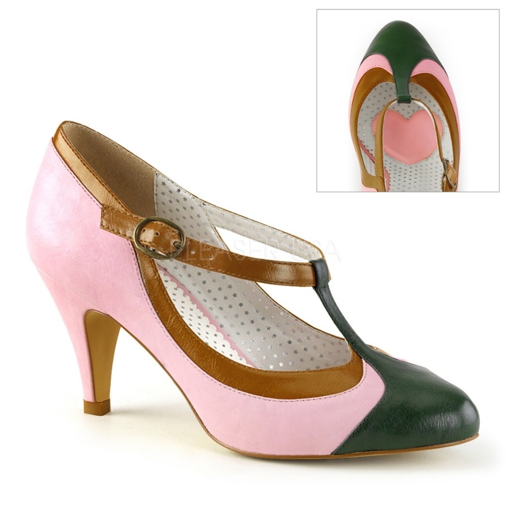 Pin Up Swing Dance High Heel Shoes