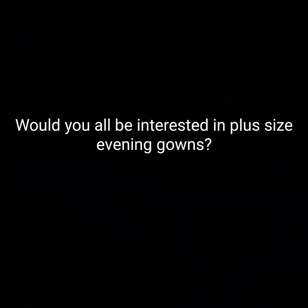 Plus size evening gowns