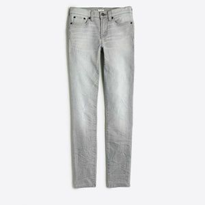NWT J. Crew Factory skinny jean, light gray, 25/28