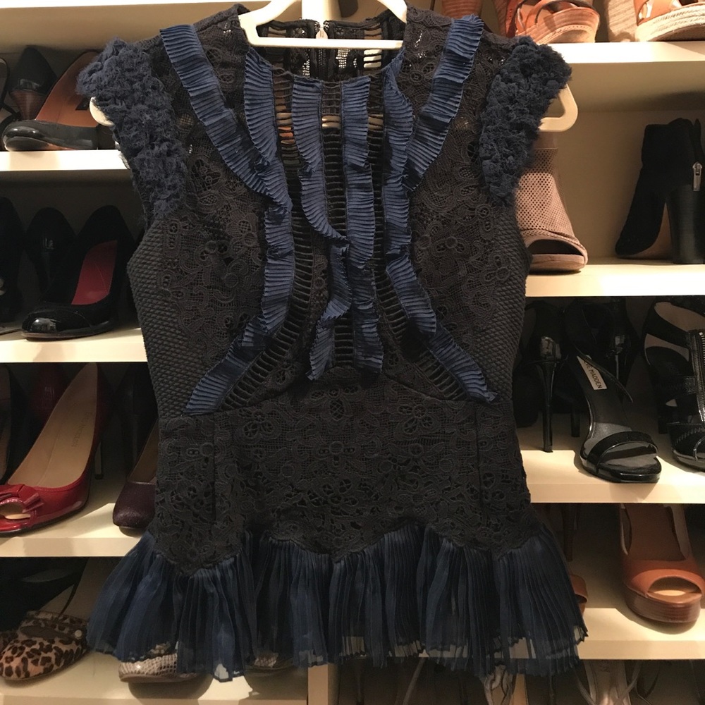 Rebecca Taylor Vien peplum blouse