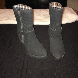 Hidden heel boots