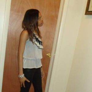 Guess dressy frill shirt