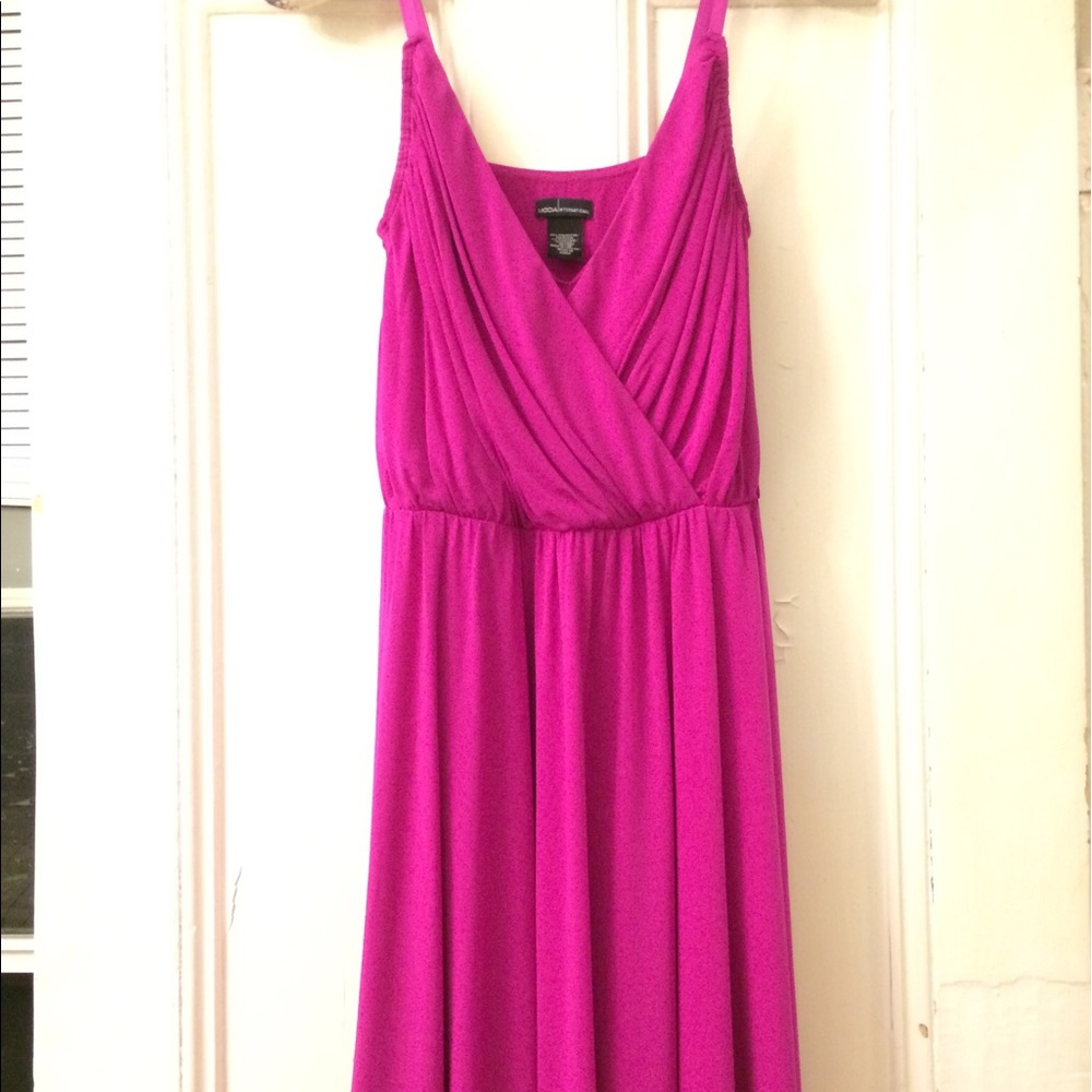 **SALE** Victoria's Secret wrap top magenta dress