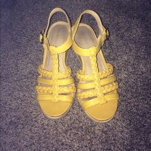 Michelle D mustard wedges