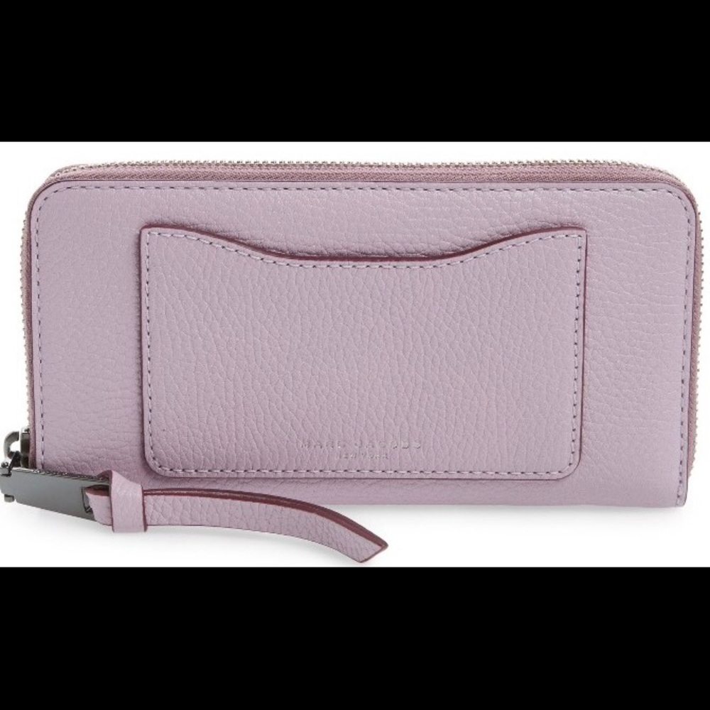 💯 BNWT MARC JACOBS RECRUIT WALLET PALE LILAC