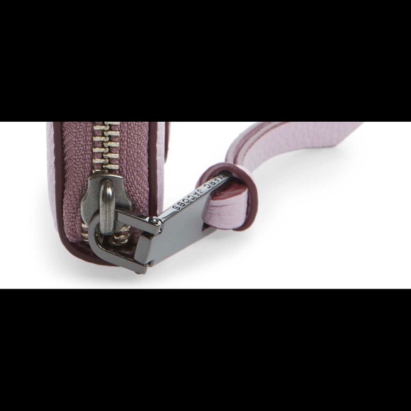 💯 BNWT MARC JACOBS RECRUIT WALLET PALE LILAC - Picture 4 of 5