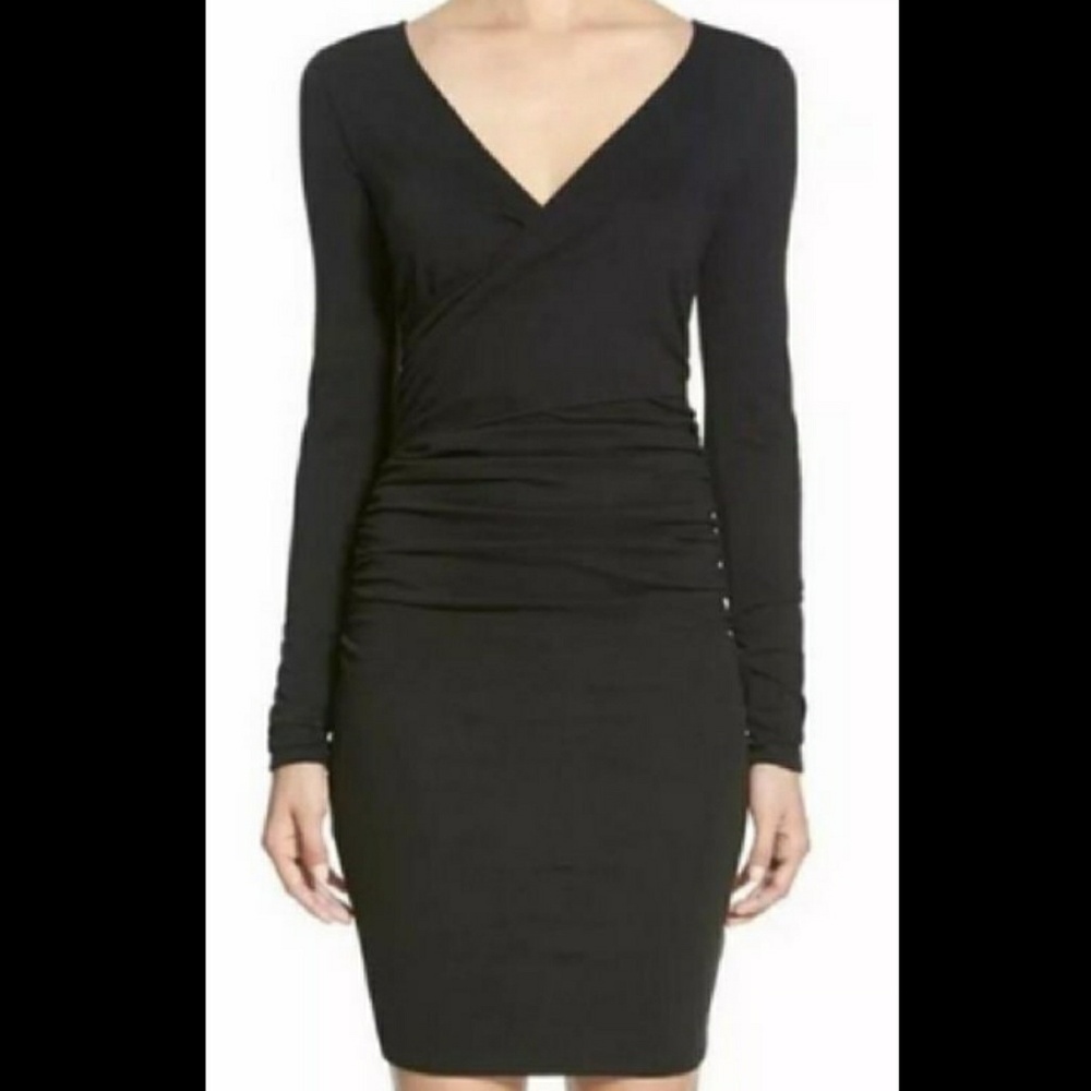 New w/o tag, Leith bodycon black dress, sz XS