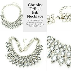 Chunky Tribal Necklace Bib