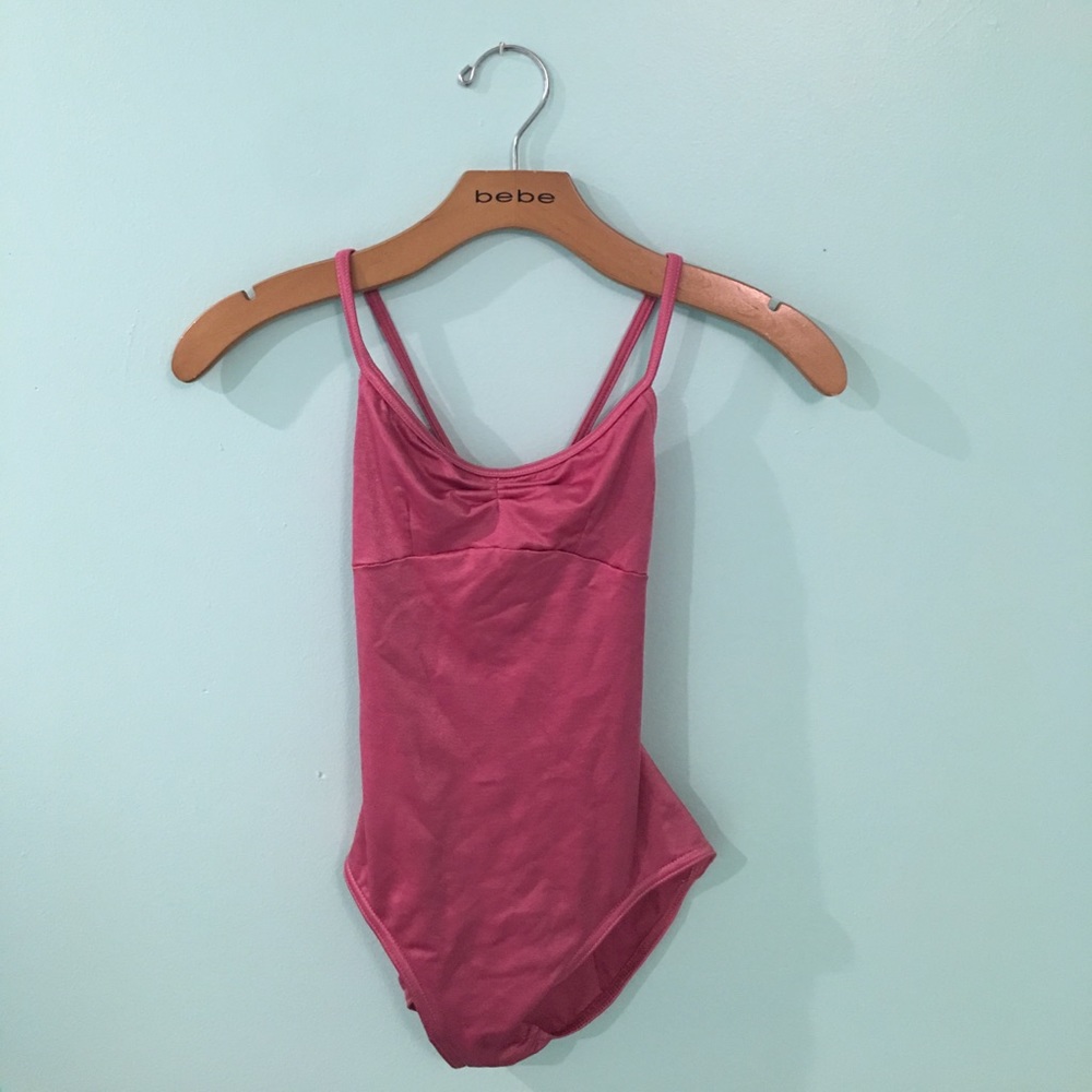 Pink leotard