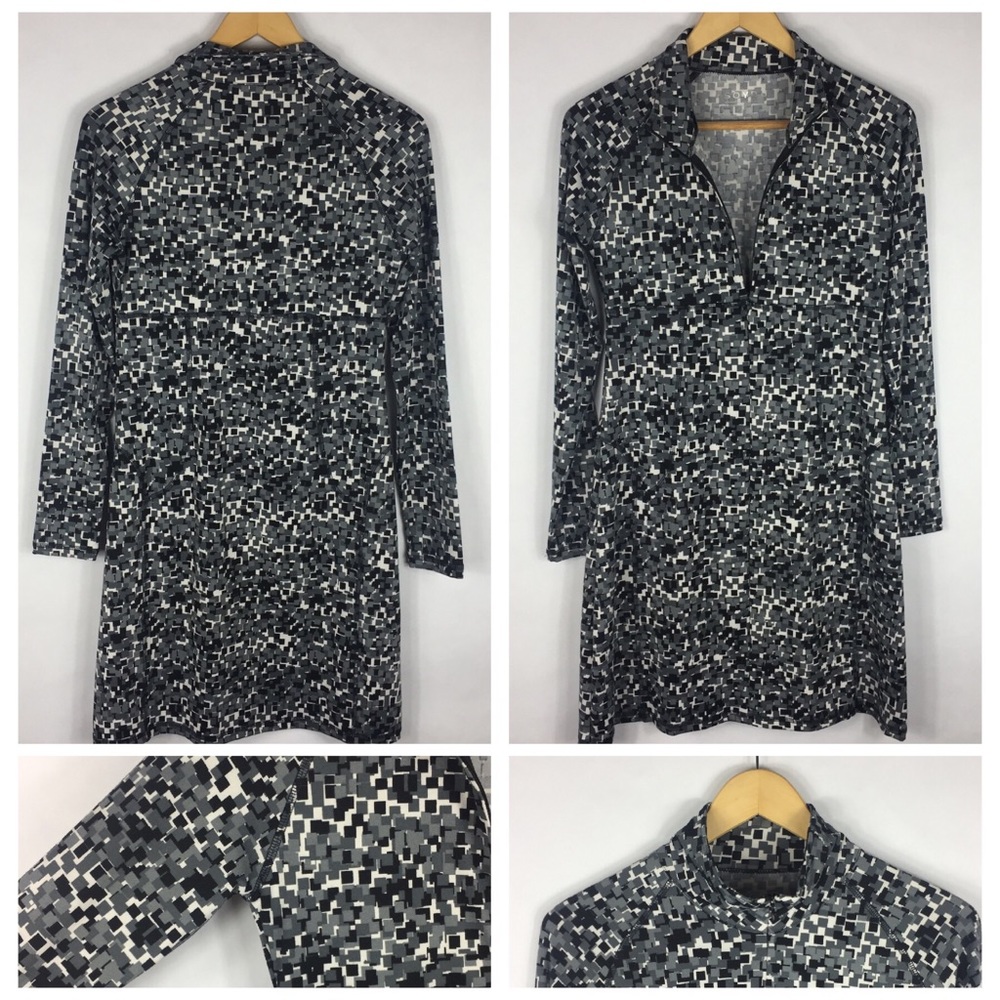 Soybu Athletic Leisure Dress Stretch Geometric Sml