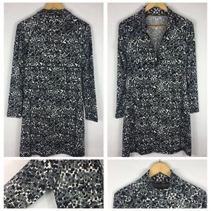 Soybu Athletic Leisure Dress Stretch Geometric Sml