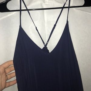 Navy blue maxi dress