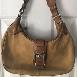 Coach suede purse