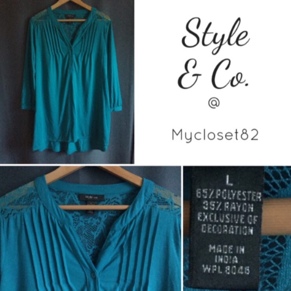 Women's high-low tunic, size L