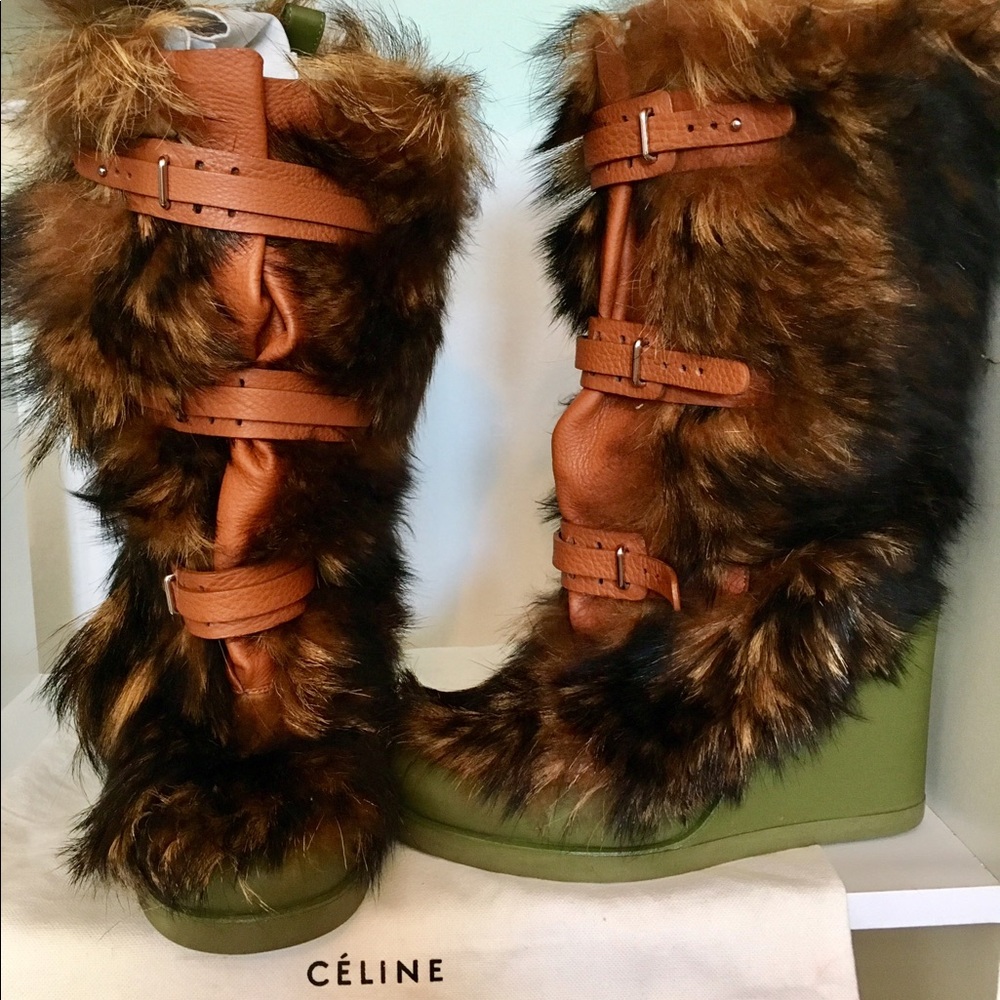 ❤️ FUR CELINE WINTER BOOTS. NO TRADE