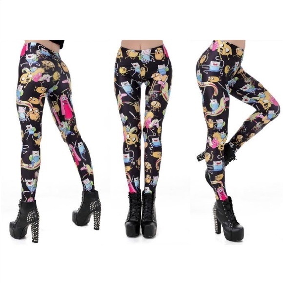 ✨LAST ONE✨ Adventure Time Fashion Leggings - Picture 3 of 8