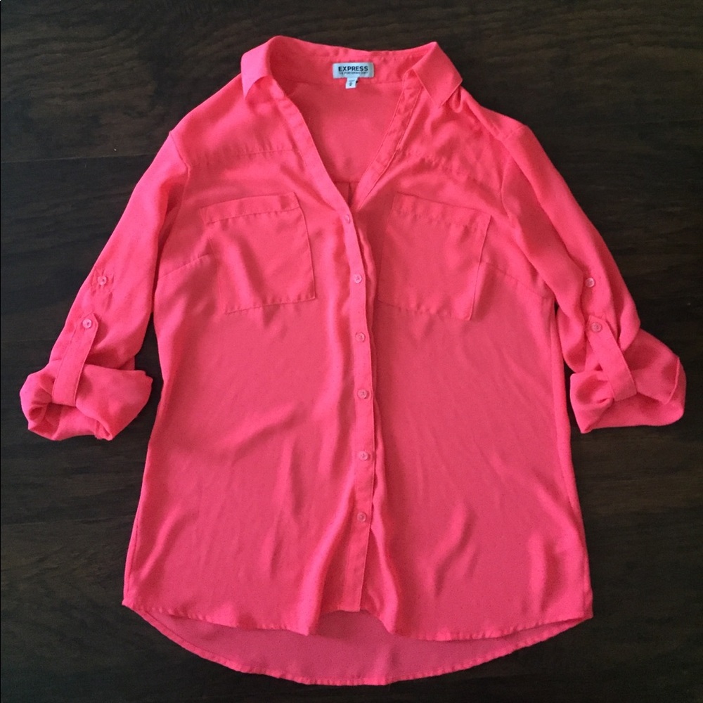 Bright Pink Express Portofino Shirt