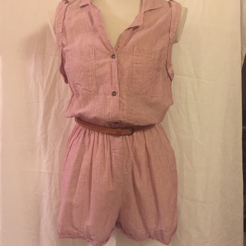 Double Zero striped romper