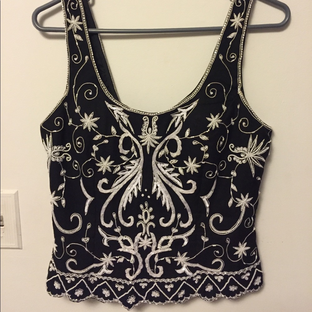 Silk and sequins Camisole
