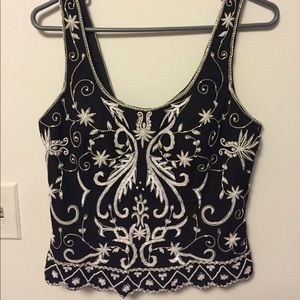 Silk and sequins Camisole