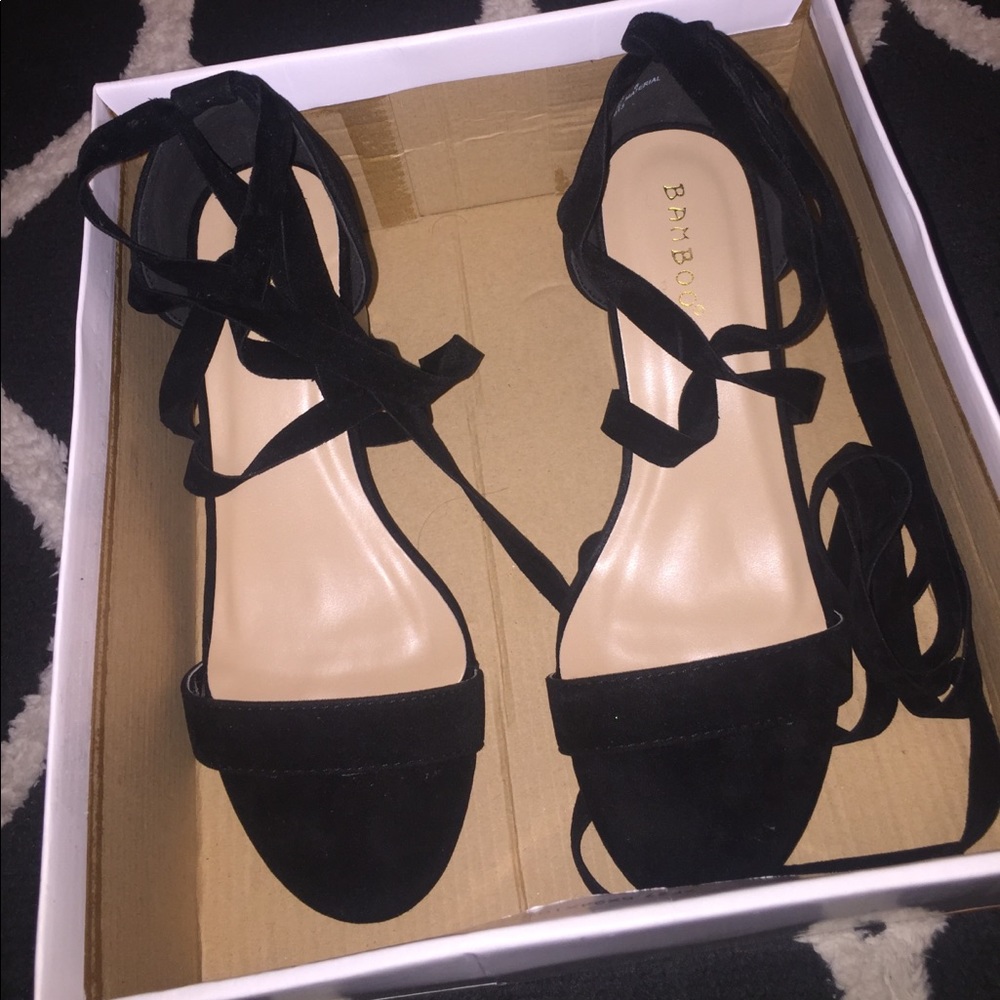 Black heels