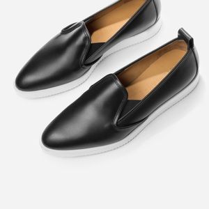 Everlane leather street shoe in black