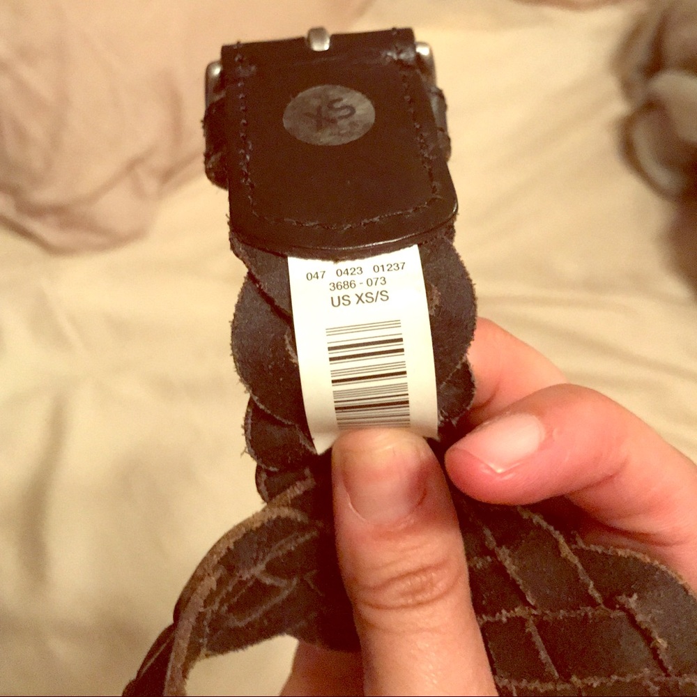 Braided black belt