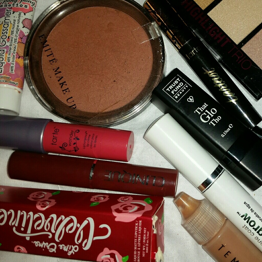 Makeup bundle, tarte, NYX, trust fund, lime crime