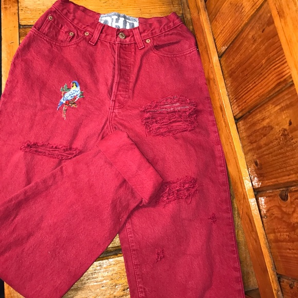 Levi's Denim - Levi's Custom Distressed High Waist Jeans