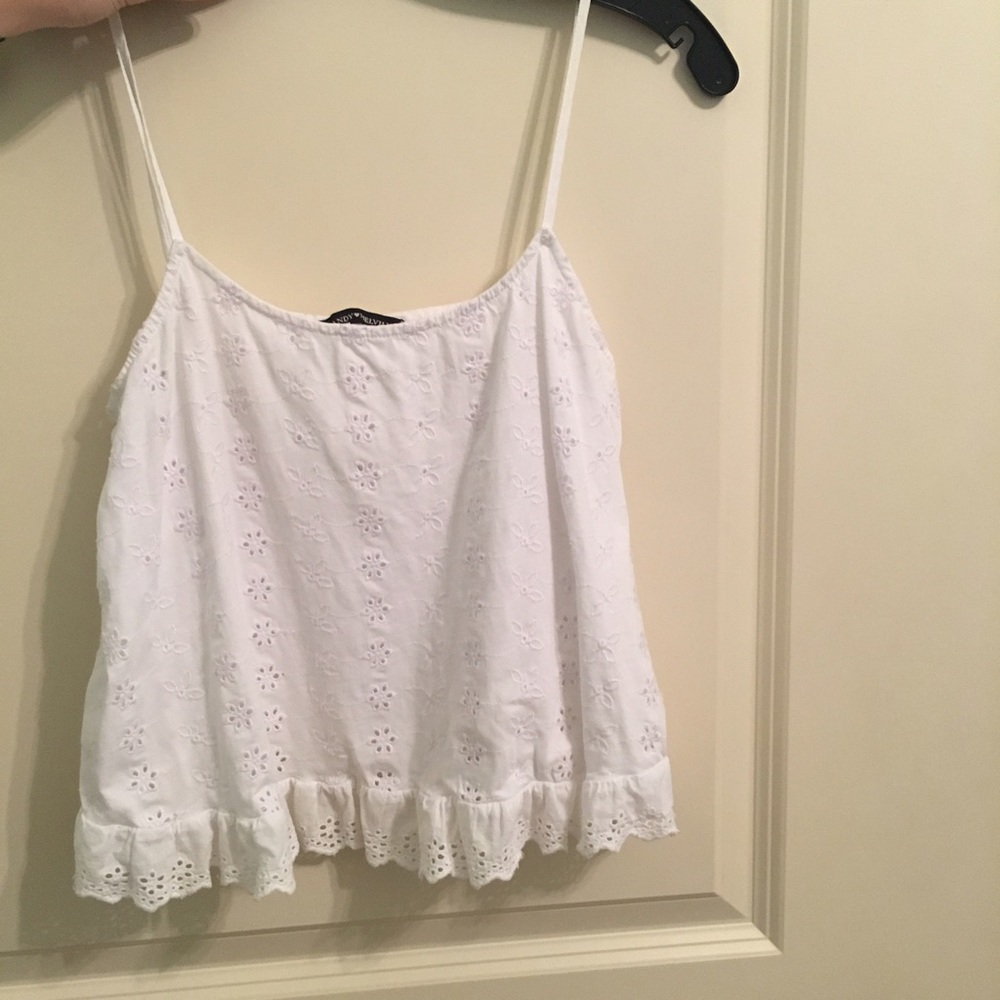 White Brandy Melville Tank Top