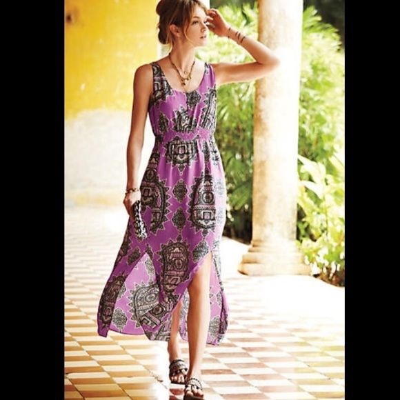Anthropologie Dresses & Skirts - Maeve Anthropologie 100% Silk Anna Maxi Dress